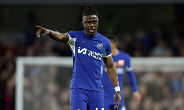 Roméo Lavia con el Chelsea