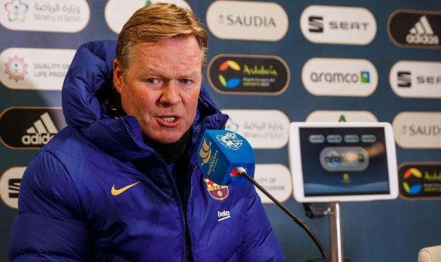 Ronald Koeman en rueda de prensa