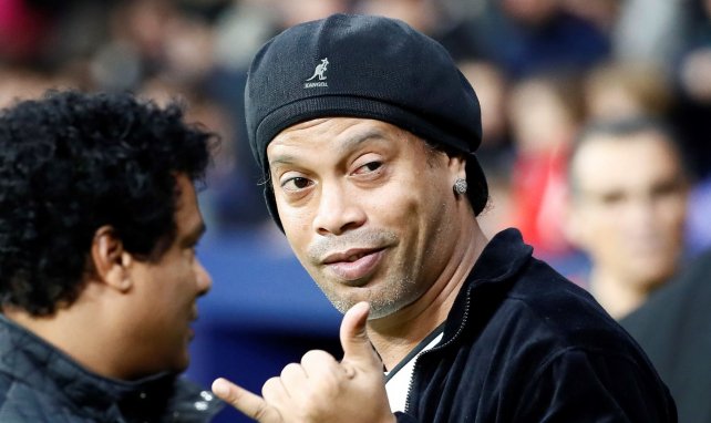 Ronaldinho en un evento