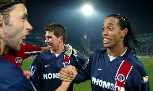 Ronaldinho y Pochettino coincidieron en el PSG