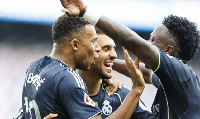 Kylian Mbappé con el Real Madrid