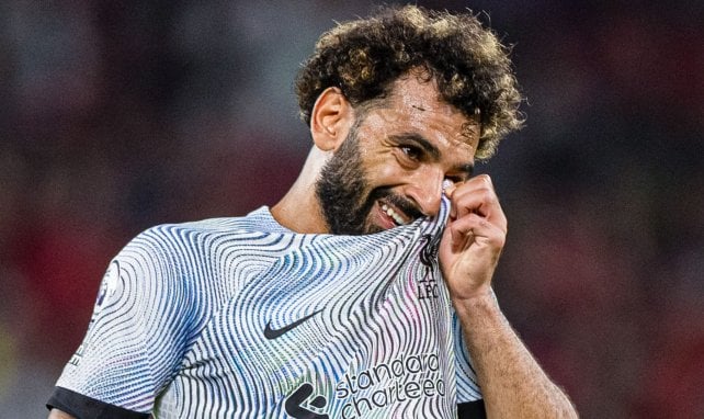 Mohamed Salah con el Liverpool