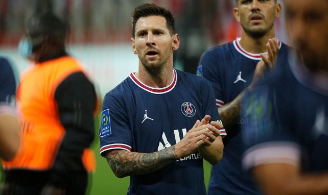 Lionel Messi, con los colores del Paris Saint-Germain
