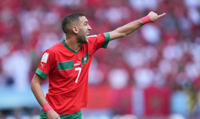 Hakim Ziyech con Marruecos