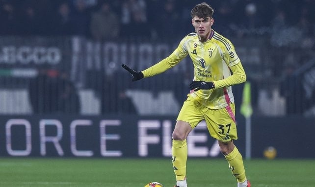 Nicolò Savona con la Juventus