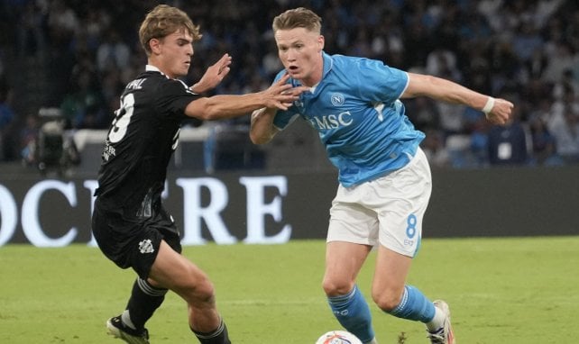 Scott McTominay con el Nápoles