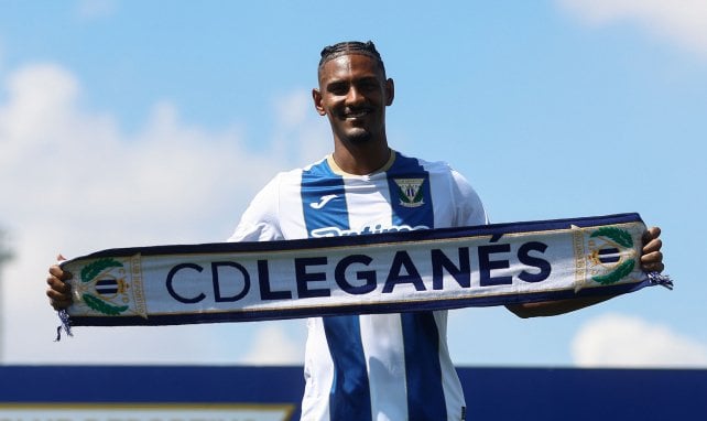 Sébastien Haller con el Leganés