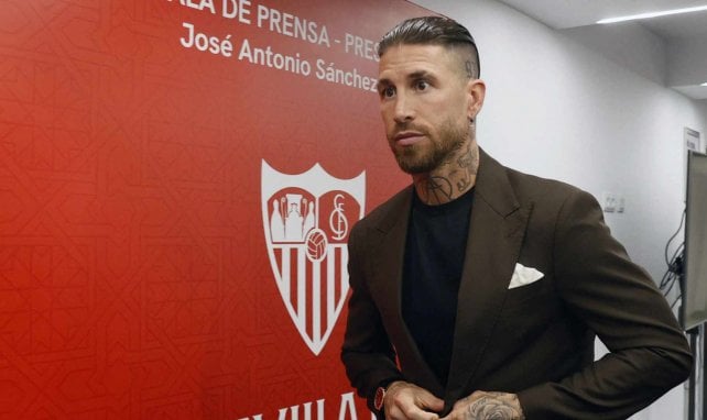 Sergio Ramos con el Sevilla