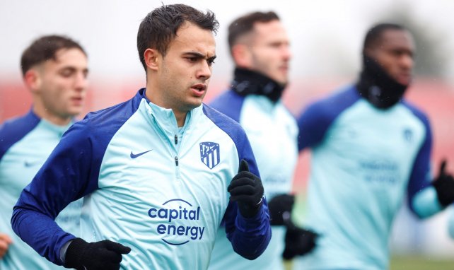 Sergio Reguilón en  un entrenamiento