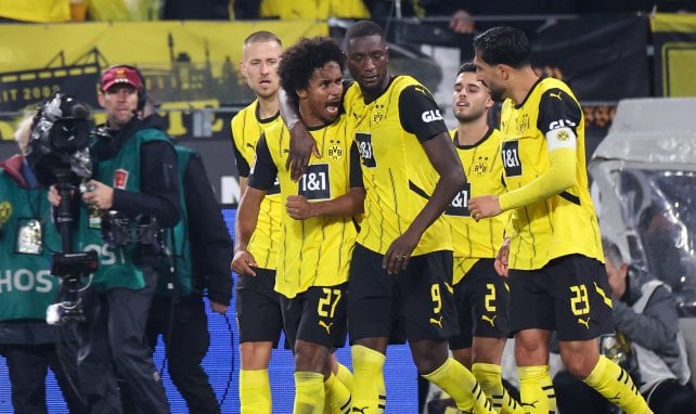 Los jugadores del Borussia Dortmund celebran