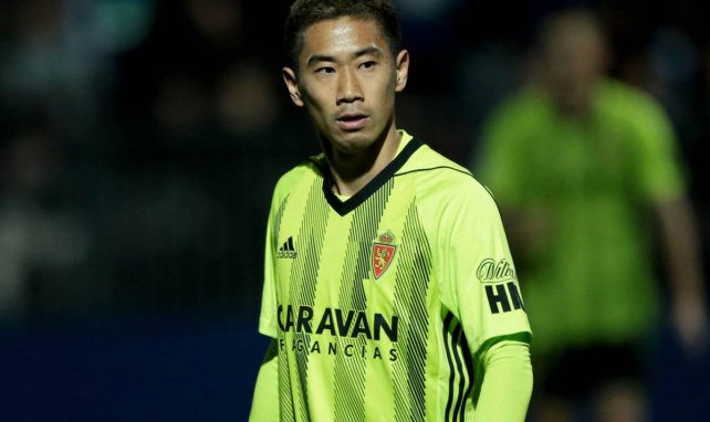 Shinji Kagawa se despidió del Real Zaragoza en octubre