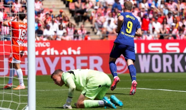Alexander Sörloth celebra uno de sus goles.