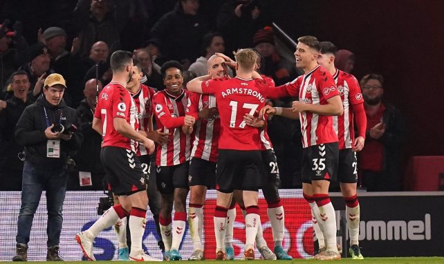 Los jugadores del Southampton festejan un gol