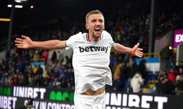 Tomás Soucek con el West Ham