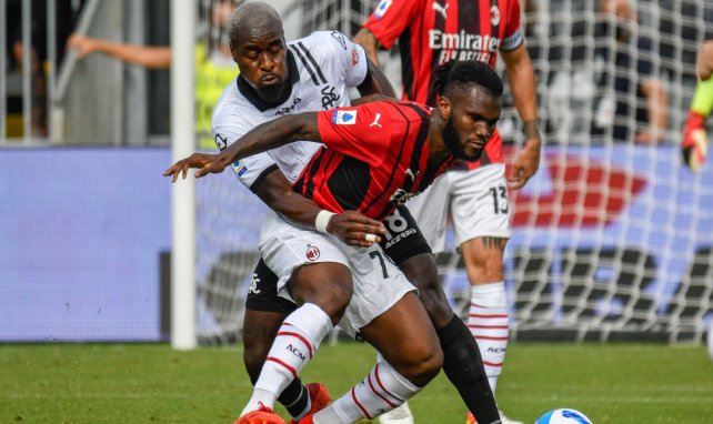 Franck Kessié, en acción durante un partido del AC Milan