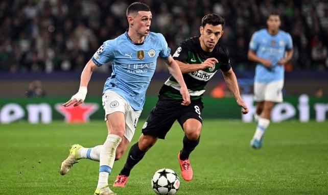 Phil Foden con el Manchester City