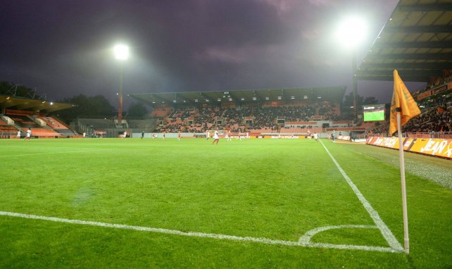 El Stade du Moustoir,  durante un partido del Lorient
