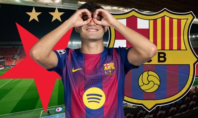 ¡Ya hay onces del Slavia de Praga - FC Barcelona!