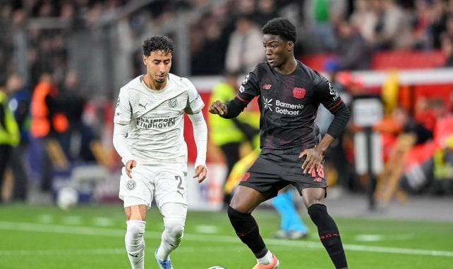 Axel Tape con el Bayer Leverkusen
