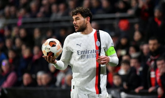 Theo Hernández con el AC Milan