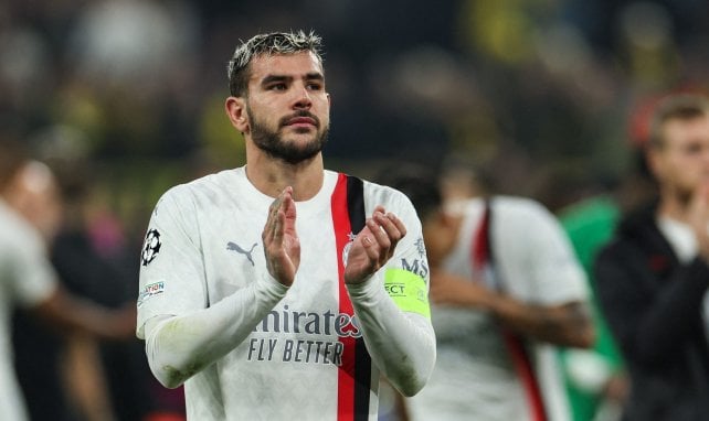 Theo Hernández con el AC Milan