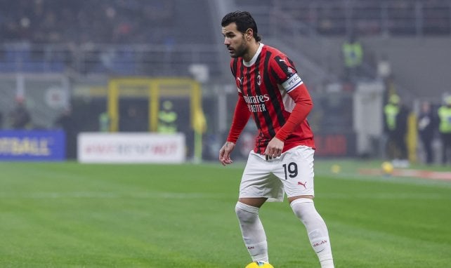 Theo Hernández con el AC Milan