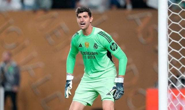 Thibaut Courtois con el Real Madrid