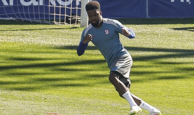 Thomas Lemar, en un entrenamiento