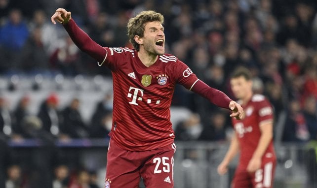 Thomas Müller, con la elástica del Bayern Múnich
