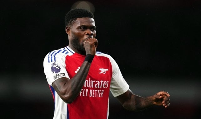 Thomas Partey con el Arsenal