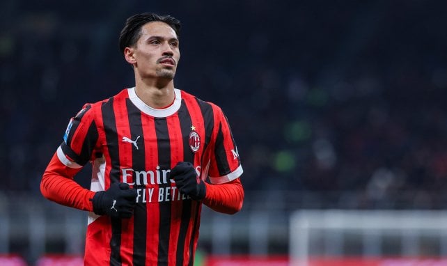 Tijjani Reijnders con el AC Milan