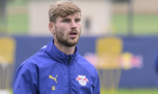 Timo Werner con el RB Leipzig