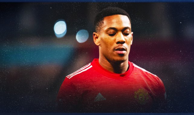 Anthony Martial con el Manchester United