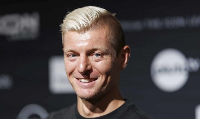 Toni Kroos en un acto publicitario