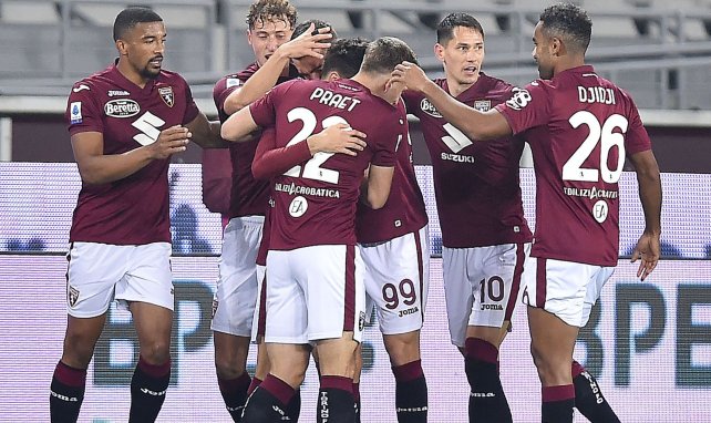 Los jugadores del Torino celebrando un gol