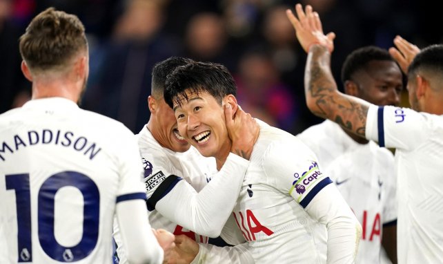 La alegría de los futbolistas del Tottenham