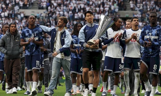 Heung-min Son con el Tottenham