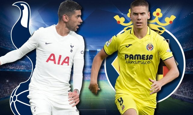 Las alineaciones del Tottenham - Villarreal