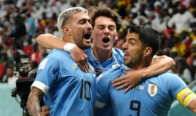 Luis Suárez con Uruguay