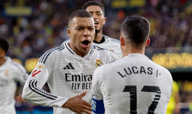 Kylian Mbappé con el Real Madrid