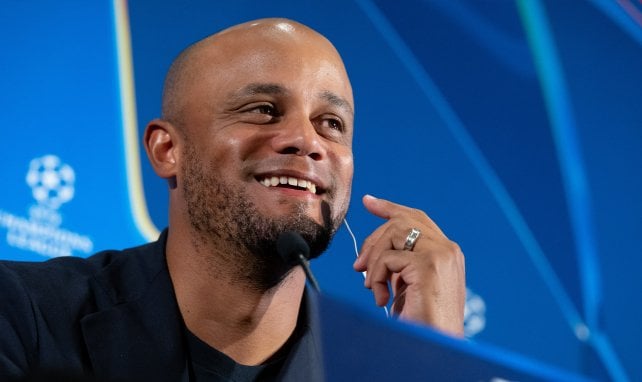 Vincent Kompany en sala de prensa