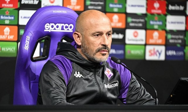 Vincenzo Italiano con la Fiorentina
