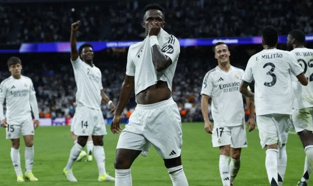 Vinícius con el Real Madrid