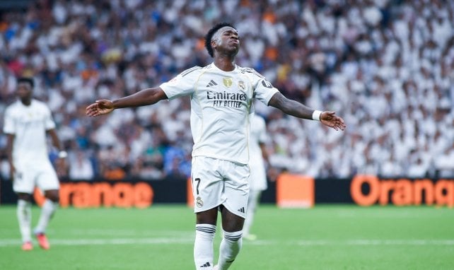 Vinícius Júnior con el Real Madrid.