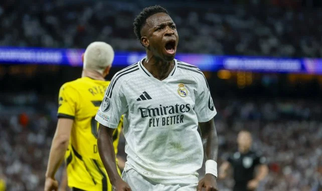 Vinicius frente al Borussia Dortmund