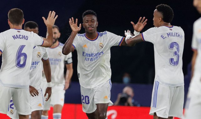 Vinicius Junior celebra un gol con el Real Madrid