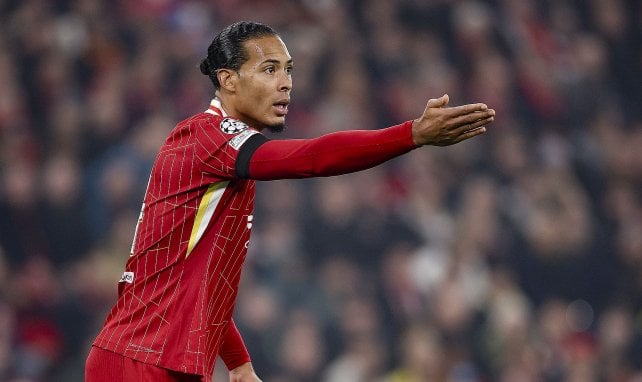 Virgil Van Dijk con el Liverpool