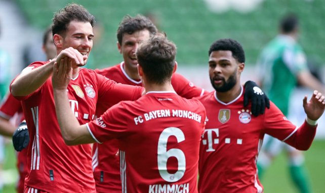 Los jugadores del Bayern Múnich celebran un gol