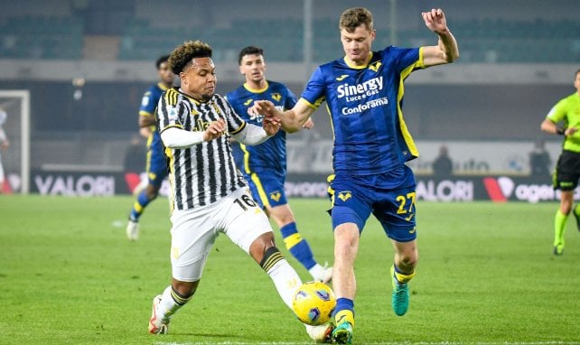 Weston McKennie con la Juventus