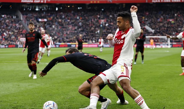 Owen Wijndal con el Ajax de Amsterdam